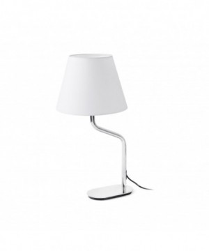 ETERNA Sobremesa cromo/blanca